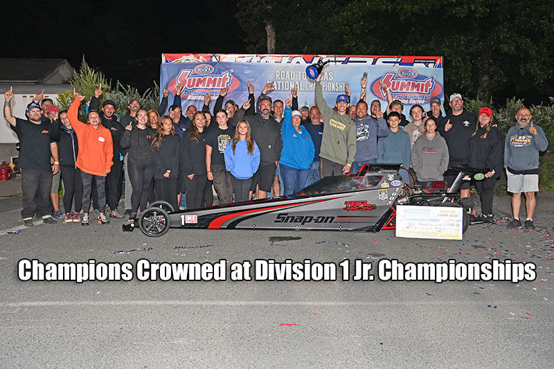 Champions Crowned at Division 1 Jr Championships