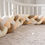 Thumbnail: Heightening Baby Braided Crib Bumpers 4 Strip Knot Long Pillow Cushion Bedding R