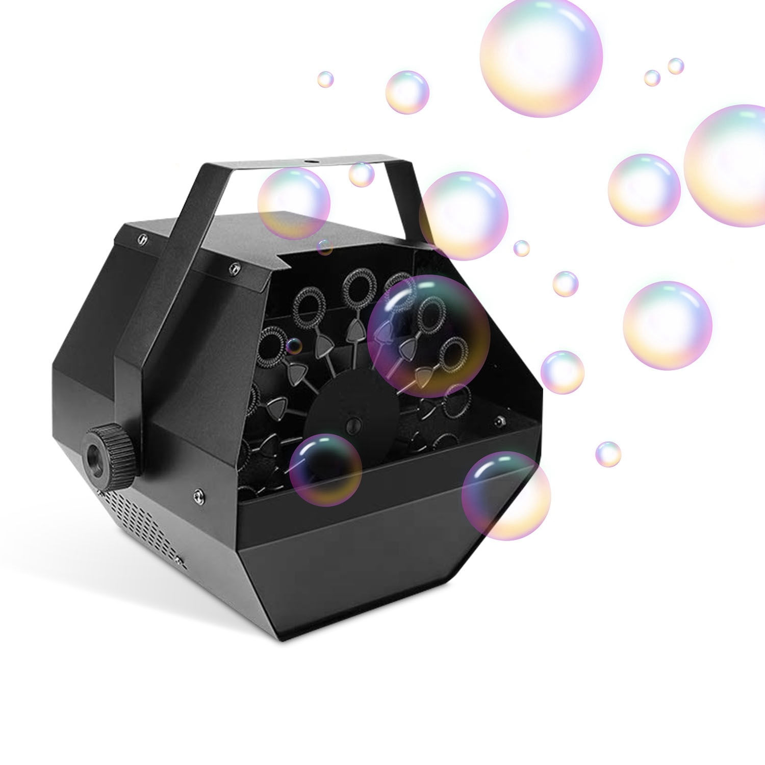 Automatic Bubble Machine 25W Pro Bubble Blower Maker w/ Handle for DJ DISCO Stag