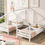 Thumbnail: Double Twin Size Triangular House Beds with Built-in Table,Gray