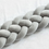 Thumbnail: Heightening Baby Braided Crib Bumpers 4 Strip Knot Long Pillow Cushion Bedding R