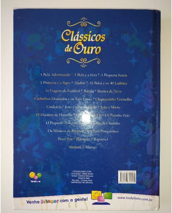 Miniatura: Livro Clássicos de Ouro - Usado - frete gratis