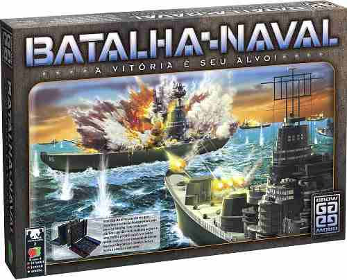 Jogo Batalha Naval Da Grow-(semi Novo E Completo)
