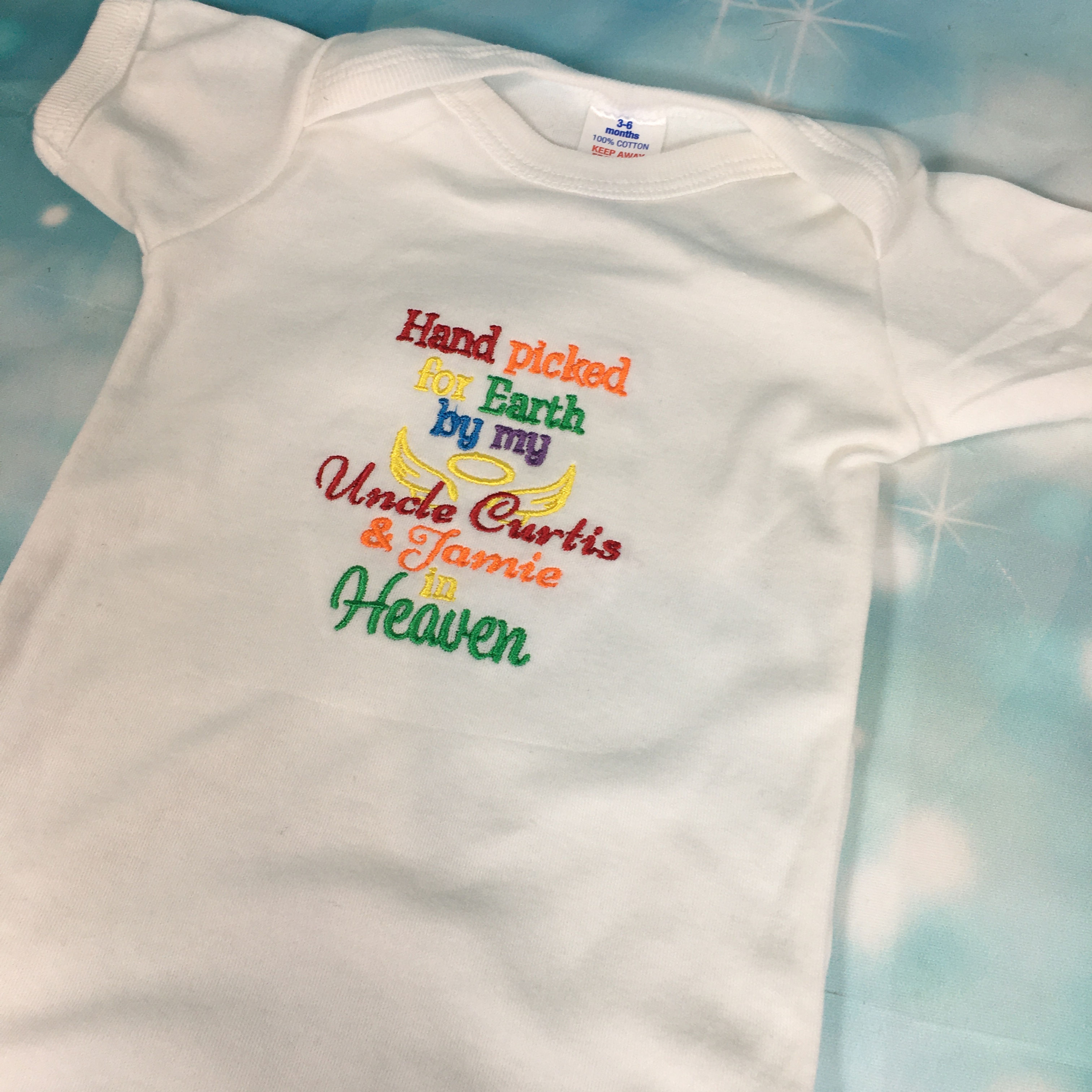Hand picked for earth vest rainbow vest