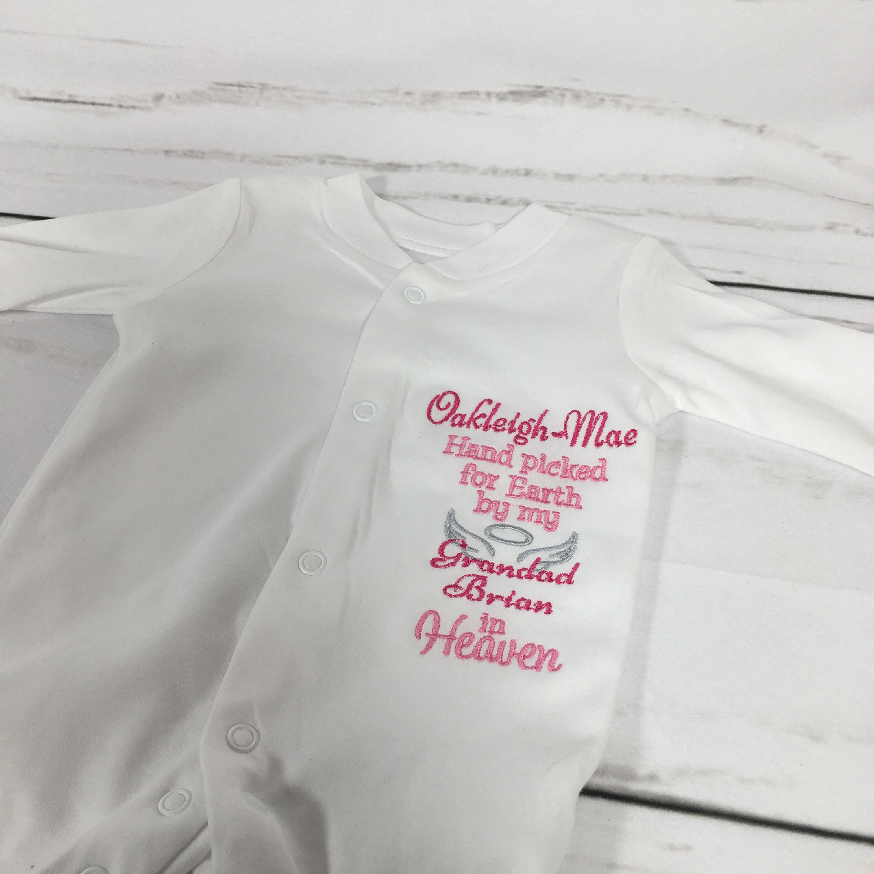 hand picked for earth baby grow