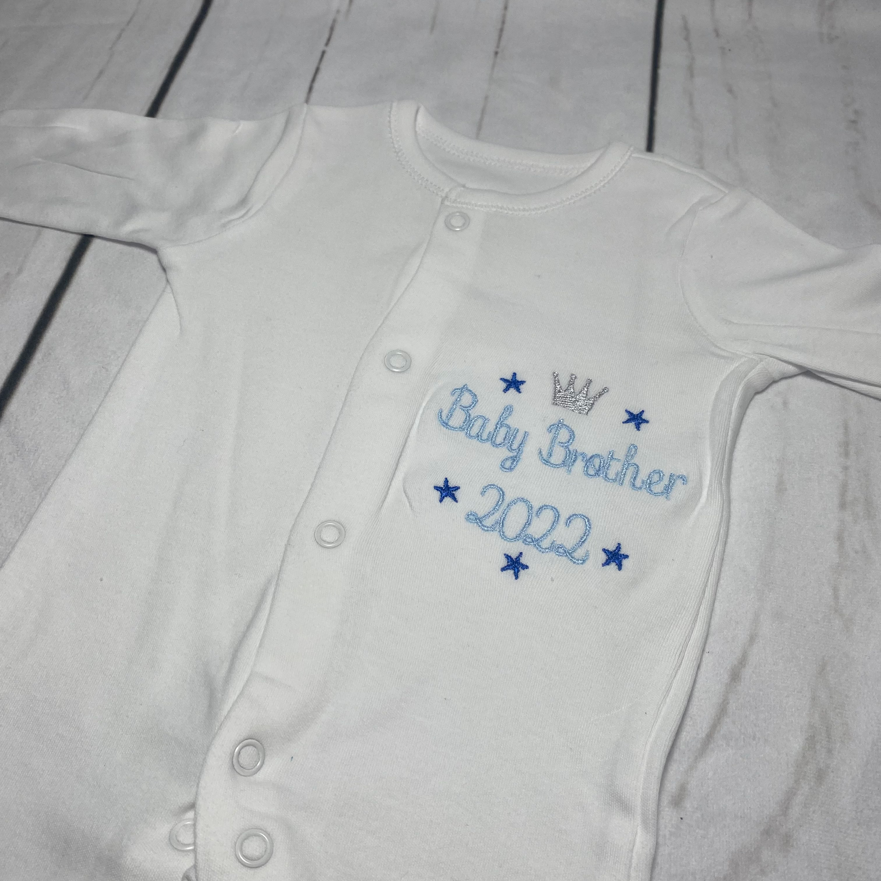 Baby brother sleep suit.