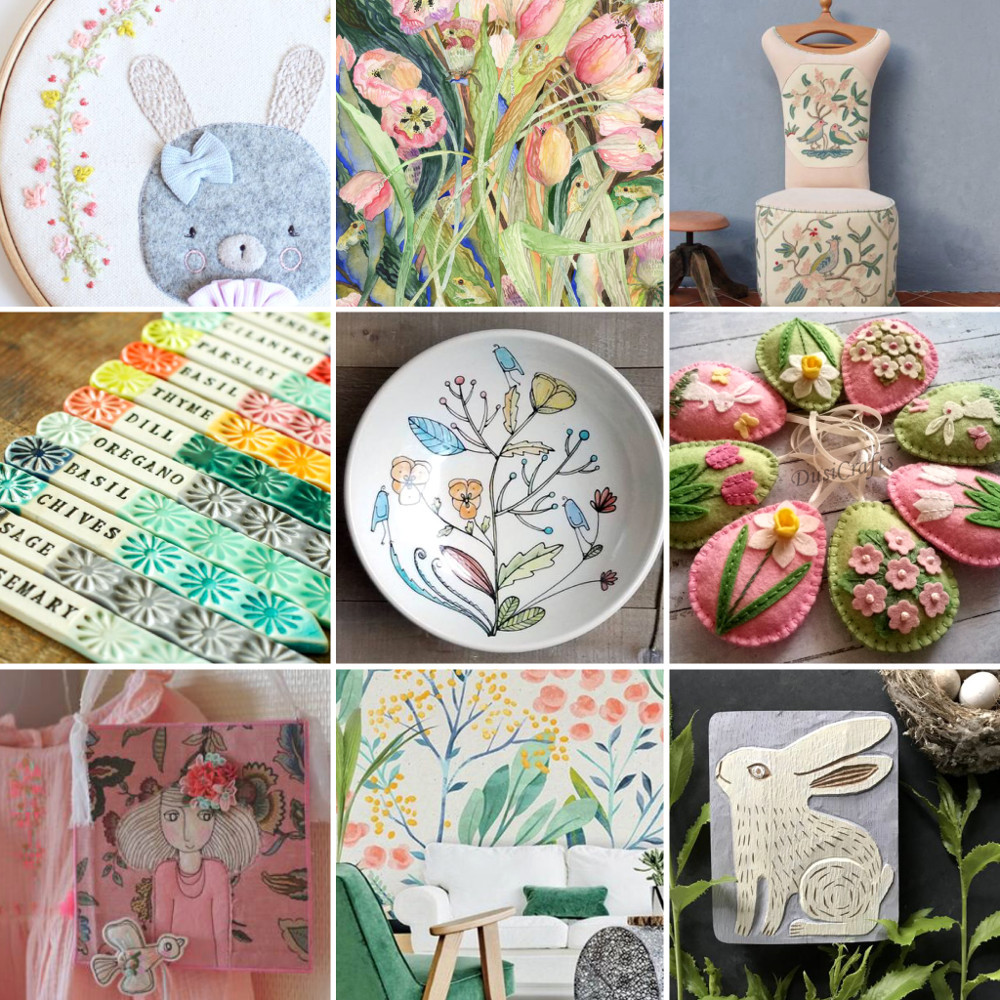 Easter home decor ideas - pastels