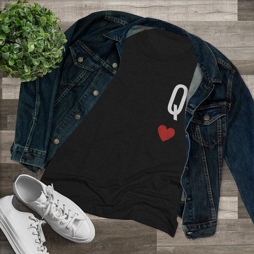 Thumbnail: Gym Queen Tri-blend Gym T-shirt