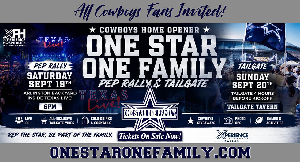 Home Opener Weekend Rally and Tailgate