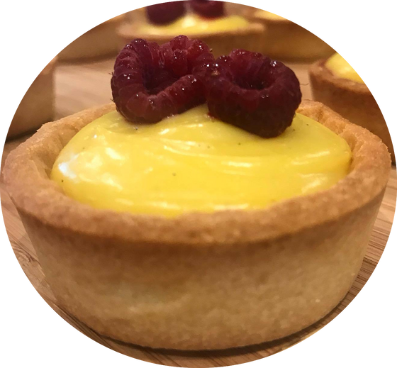 Creme Patissiere & Raspberry Tartlets (Custard Tarts)