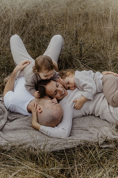 kuschlige Familiensession Outdoor