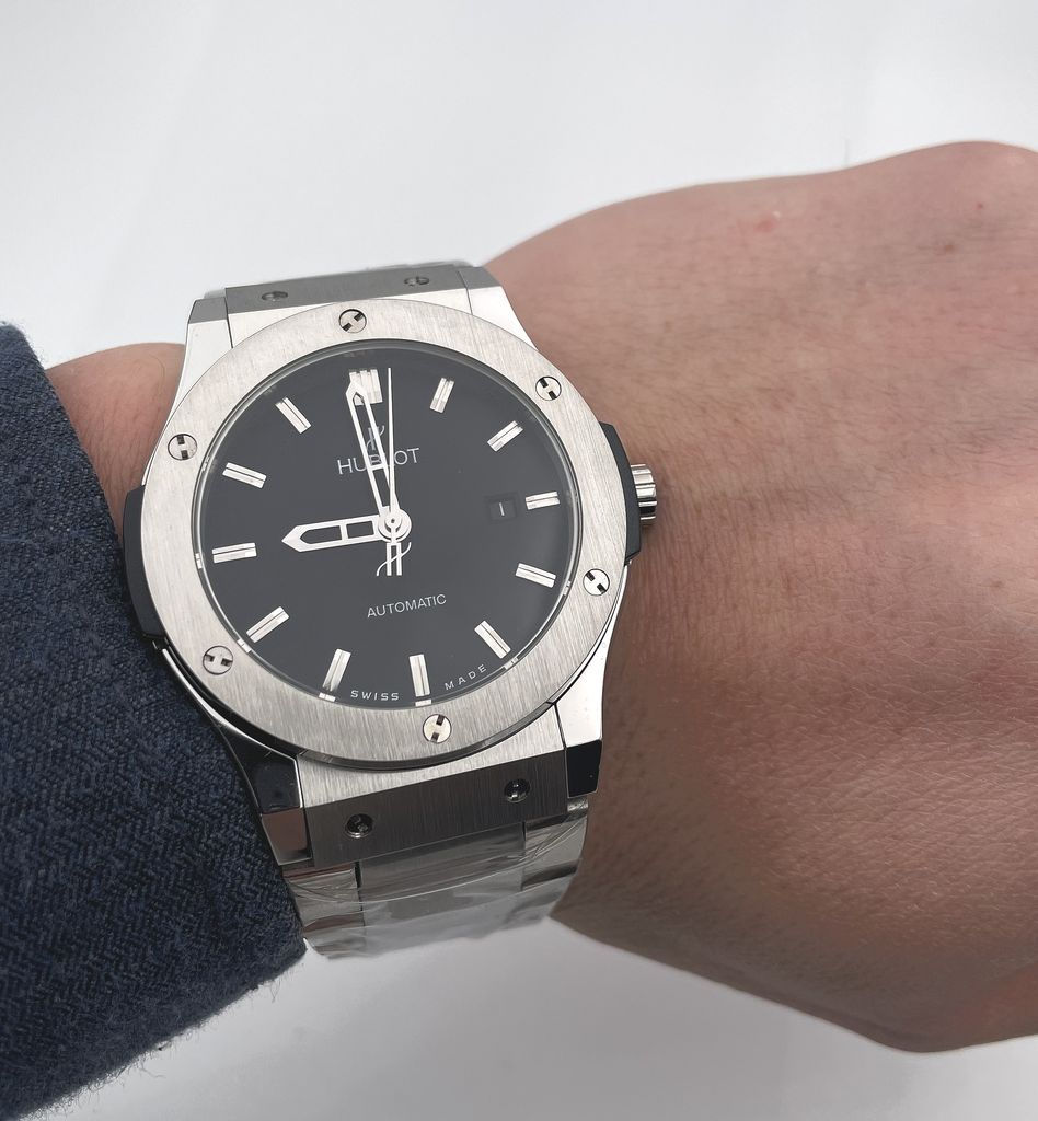 Миниатюра: HUBLOT Classic Fusion KING SILVER BRACELET (код 221-03)