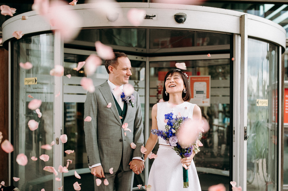 Amsterdam City hall wedding