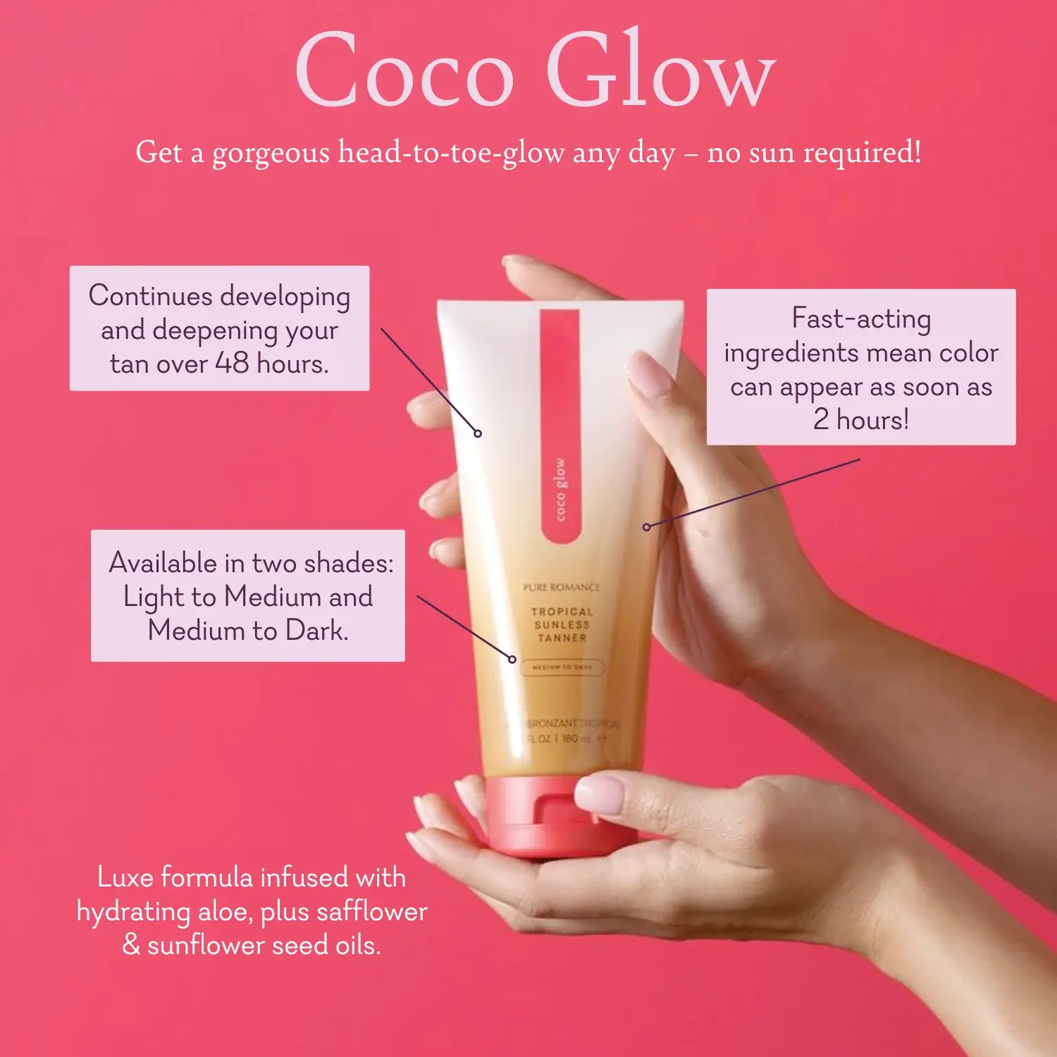 Coco Glow Sunless Tanner
