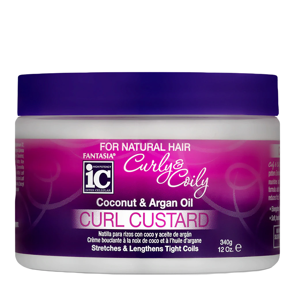 Fantasia IC Curly & Coily Coconut & Argan Oil Curl Custard