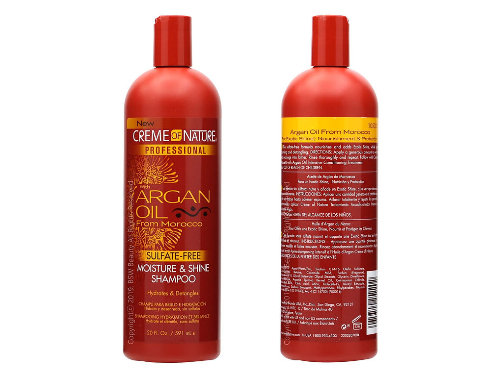 Thumbnail: Creme of Nature Argan Oil Sulphate-Free Mosture & Shine Shampoo