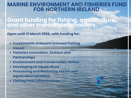 NI: Grant funding for fishing, aquaculture and other marine stakeholders in Northern Ireland