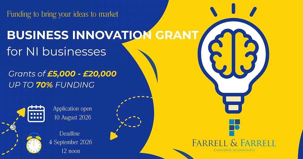 UK: Business Innovation Grant for NI businesses