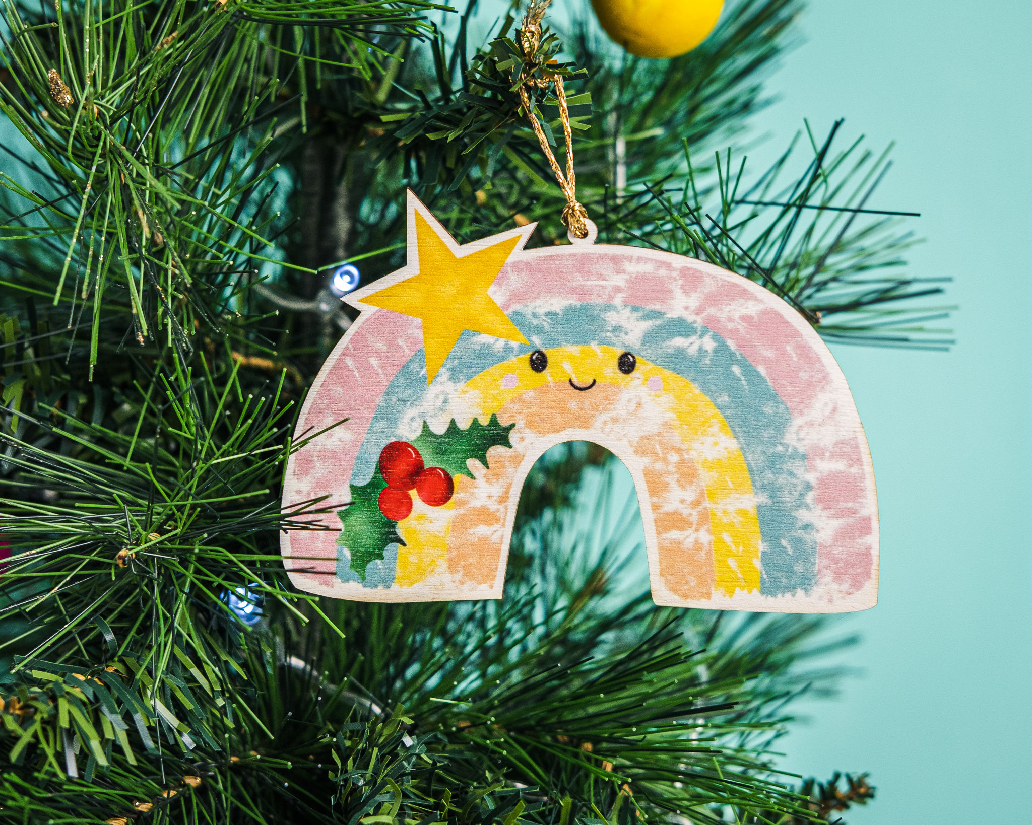 Rainbow Christmas Decoration