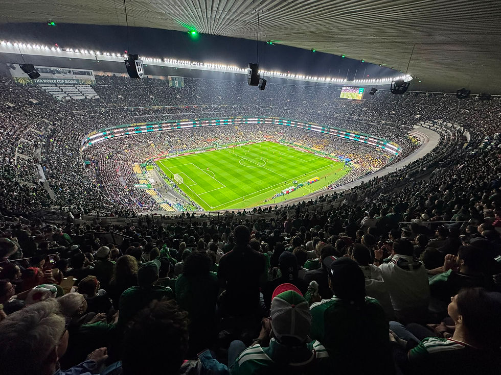 The Azteca Stadium for the Football World Cup in Brazil