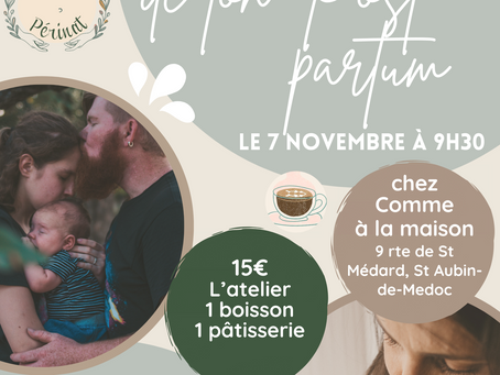Viens Papo'Thé de ton post-partum