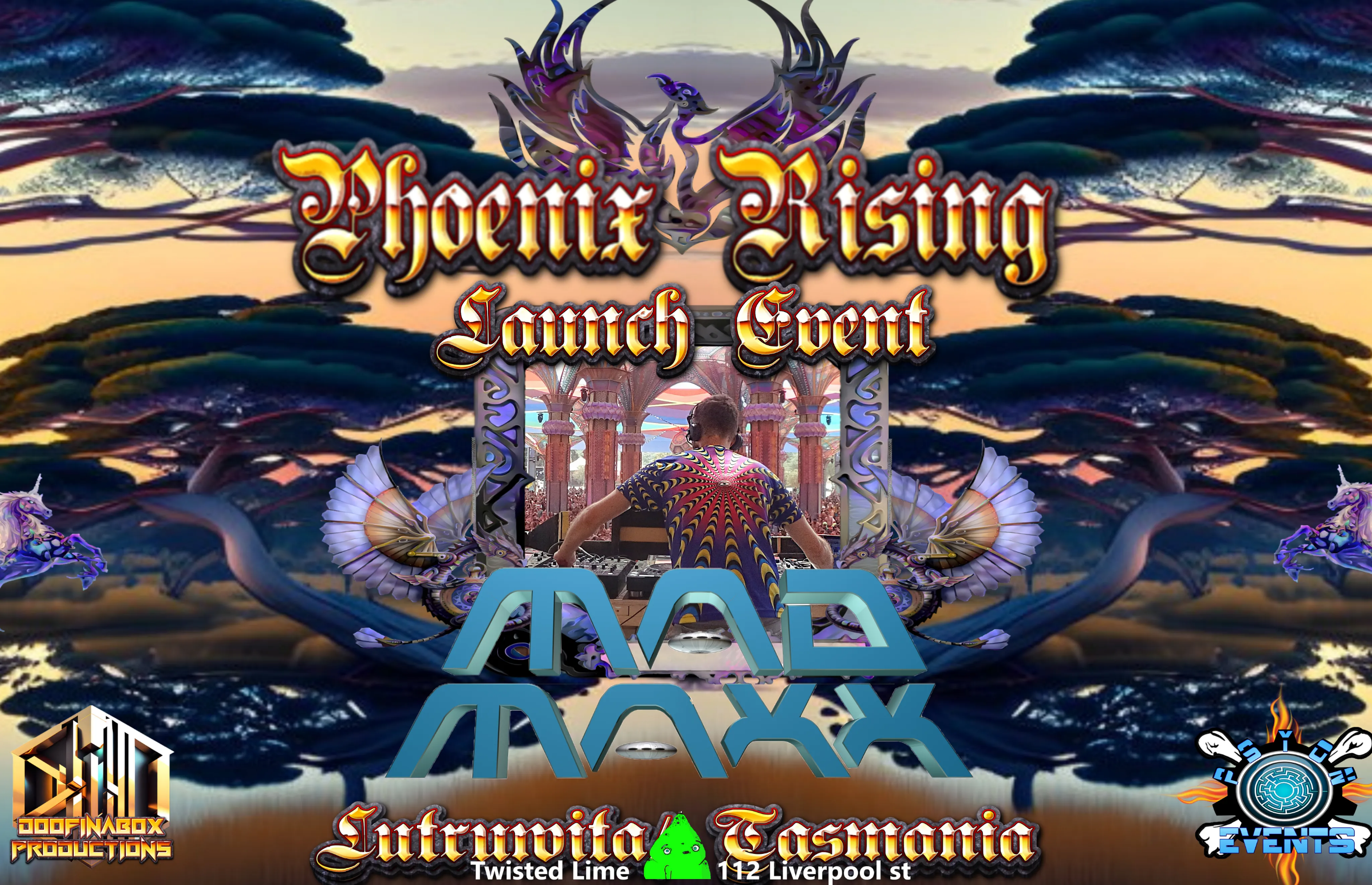 Phoenix Rising launch party feat. Mad maxx