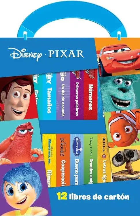 DISNEY PIXAR. 12 libros de cartón