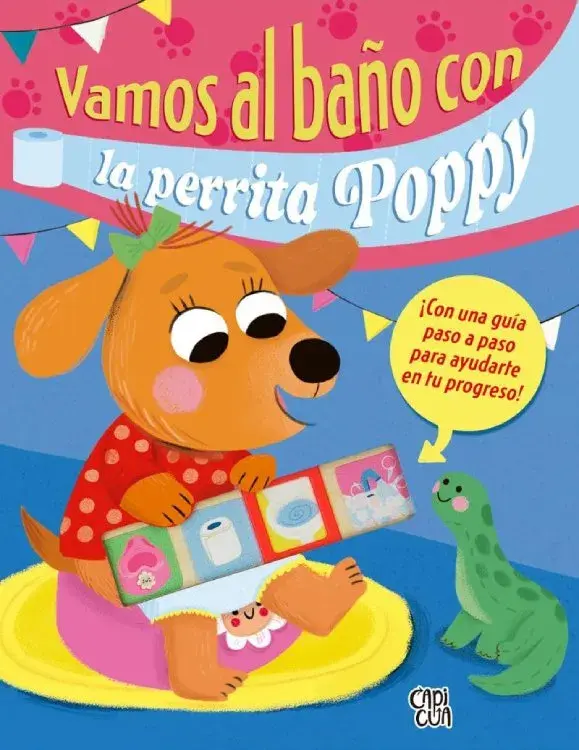 VAMOS AL BAÑO CON LA PERRITA POPPY