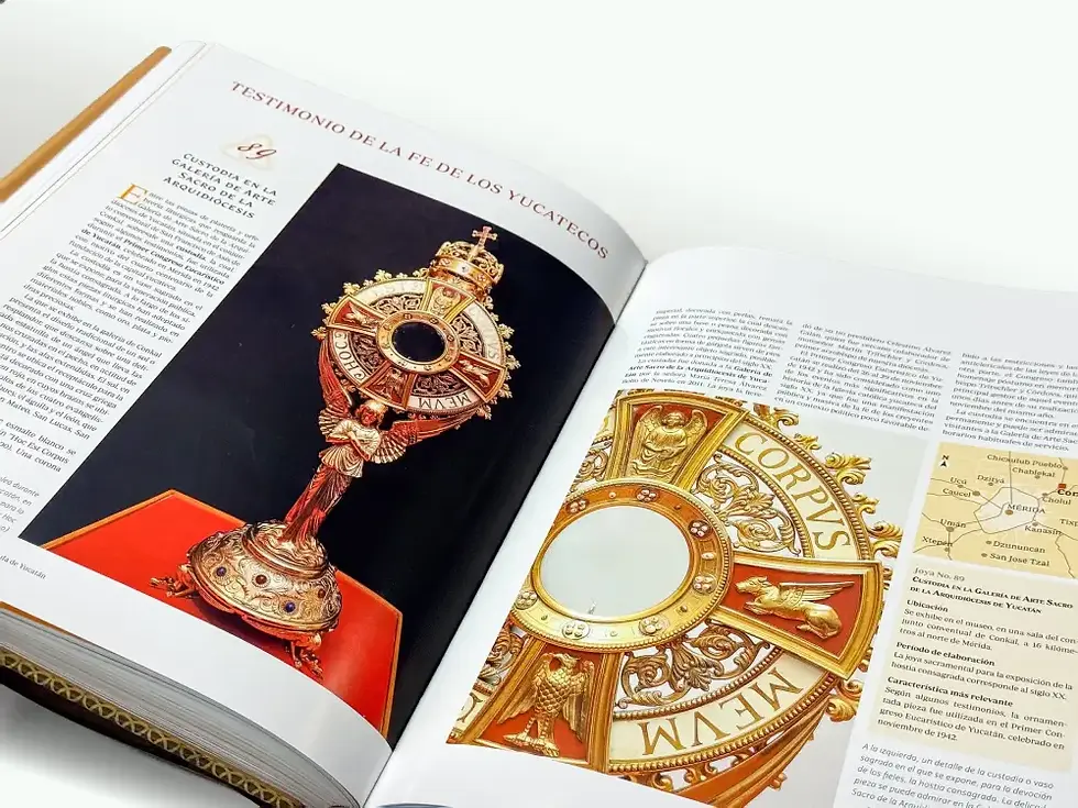 Miniatura: 100 JOYAS DEL ARTE SACRO DE LA PENÍNSULA DE YUCATÁN. Edición de lujo