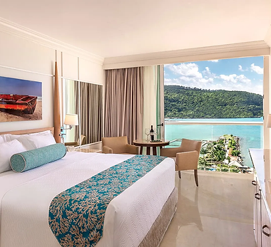 King sized room at Moon Palace jamaica