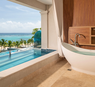 Luxury suite at Sandals resort