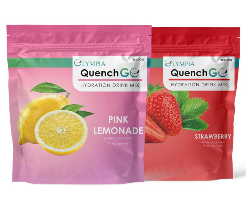 Olympia QuenchGO Hydration Drink Mix: Premium, Clinically-Inspired Hydration On-the-Go