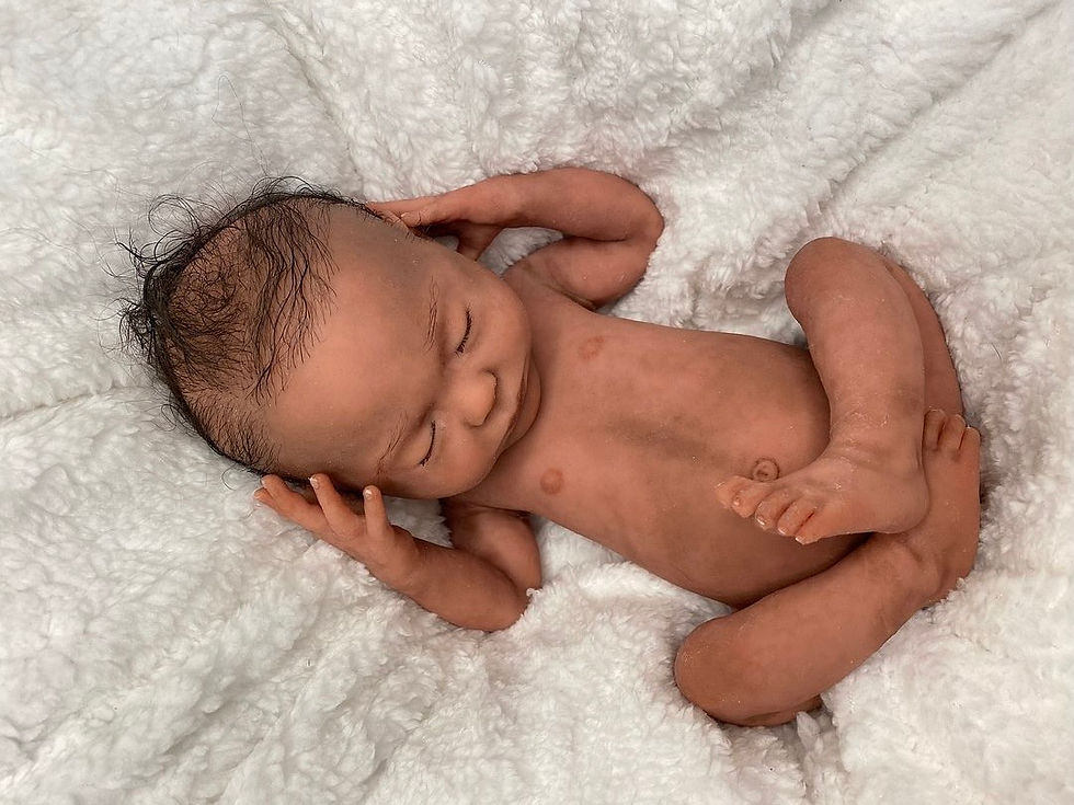 Miniatura: Painted & Rooted "Baby A" Asleep