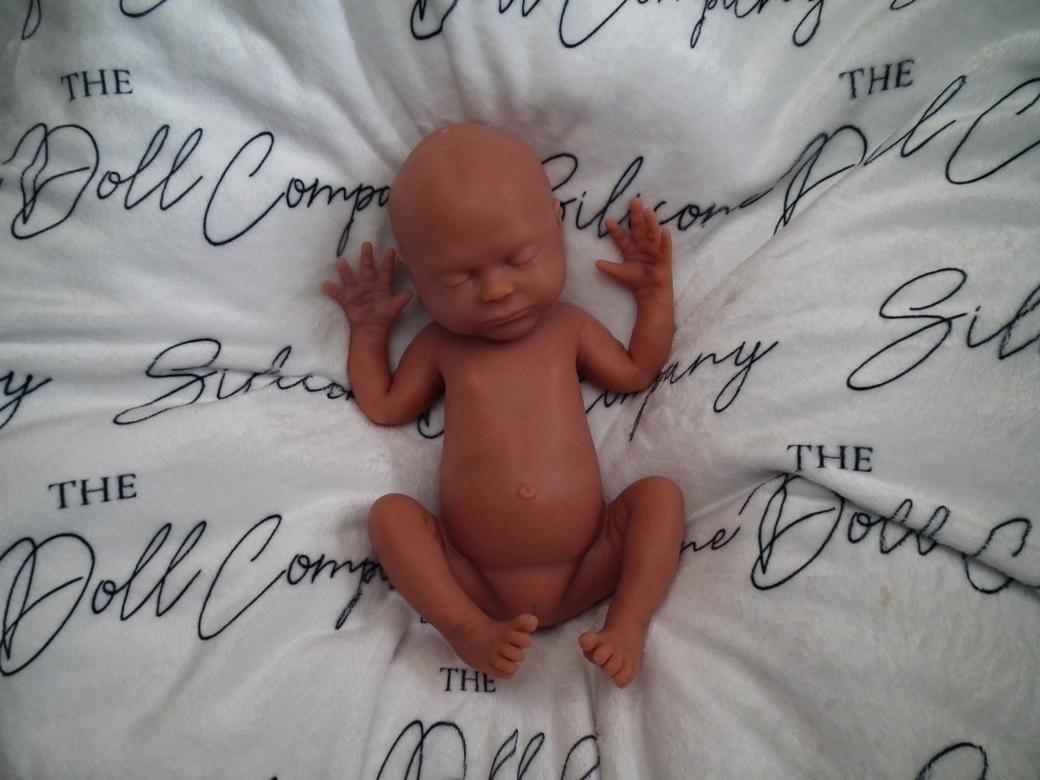 Biracial Blank Baby A Asleep - GIRL