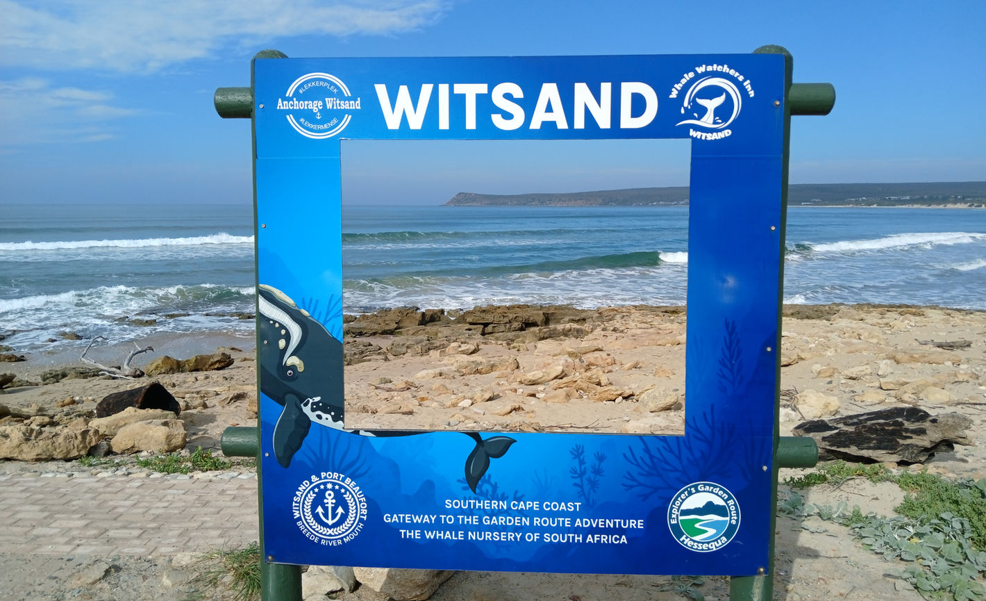 Witsand photo frame