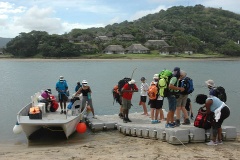 Ferry across the uMngazi Riv