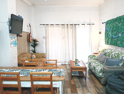 Backpacker-Lounge mit TV