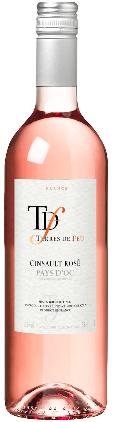 TERRES DE FEU CINSAULT ROSE 2024
