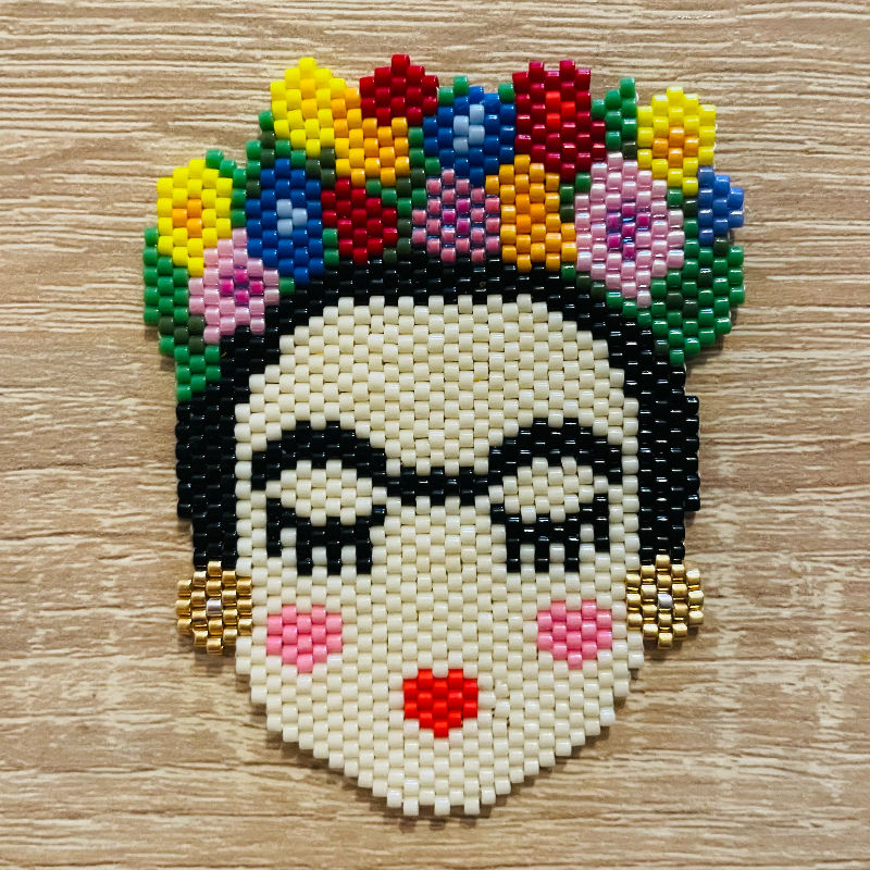 Miniature :  Frida Kahlo perles Miyuki