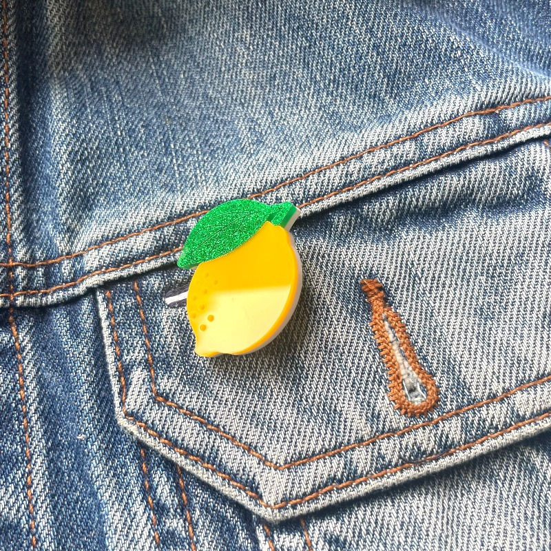 Broche citron