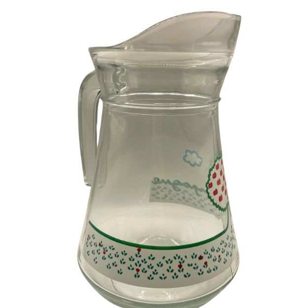Miniature : Pichet en verre Pomme vintage