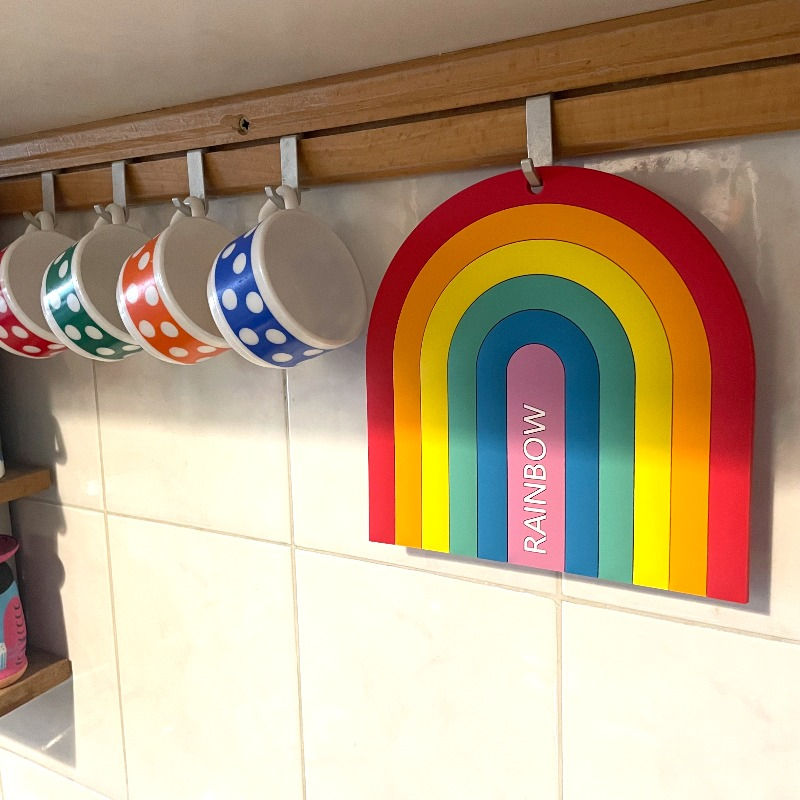 Miniature : Dessous de plat arc en ciel
