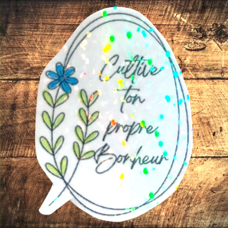 Miniature : Stickers Holographiques Messages Positifs Coloriés Série 4