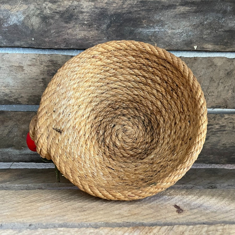 Miniature : Petite corbeille en corde