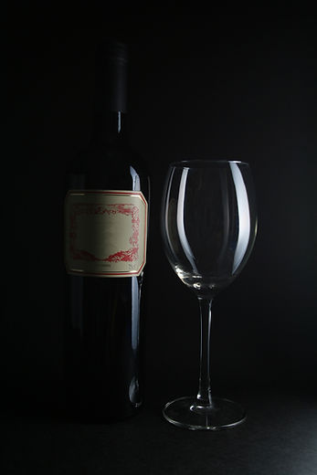 Wine Bottle and Glass