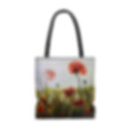 Thumbnail:  Field of Poppies -  Tote Bag 