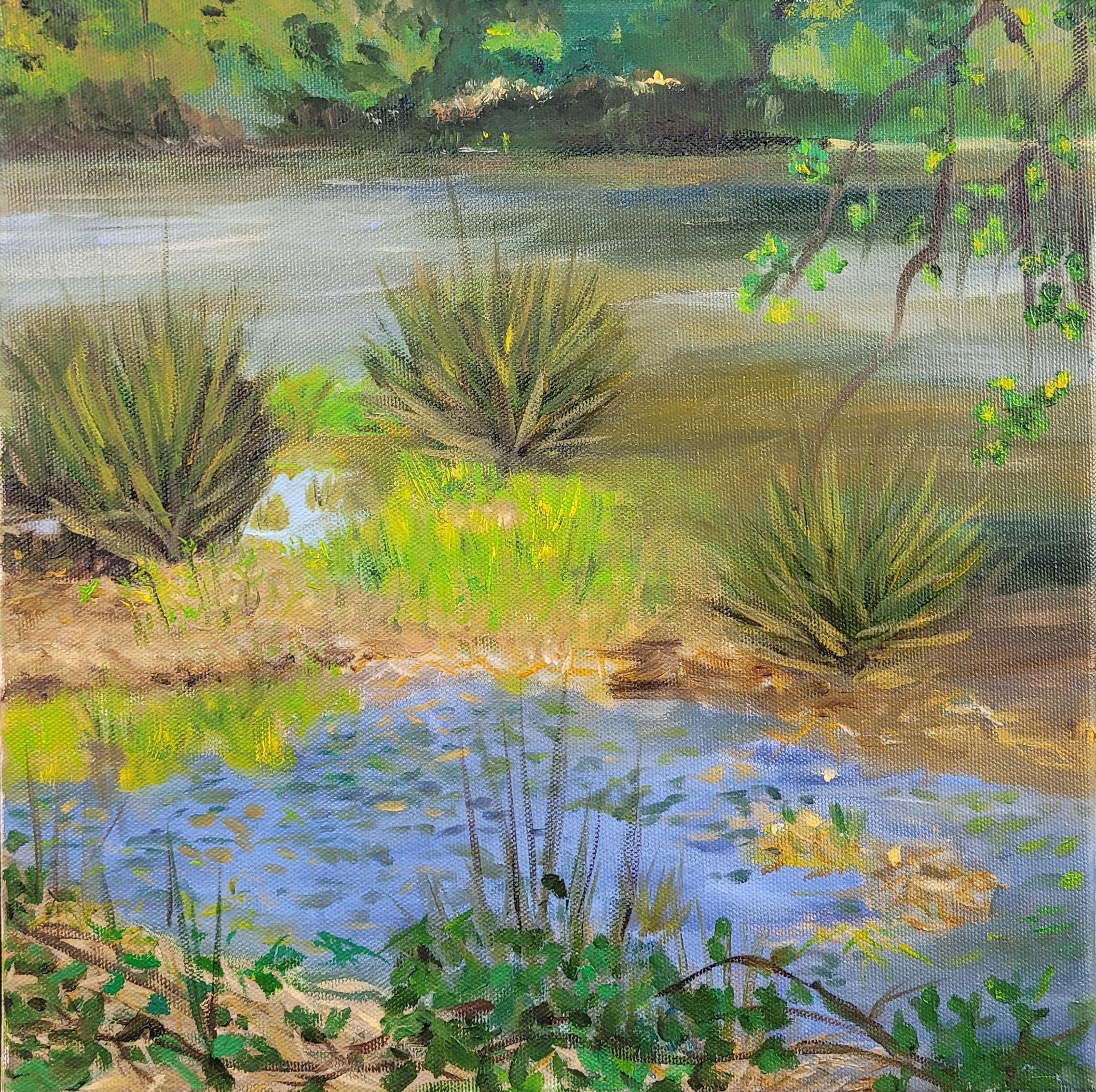 Snelling Cross - Original Oil - 12" x 12"