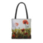 Thumbnail:  Field of Poppies -  Tote Bag 