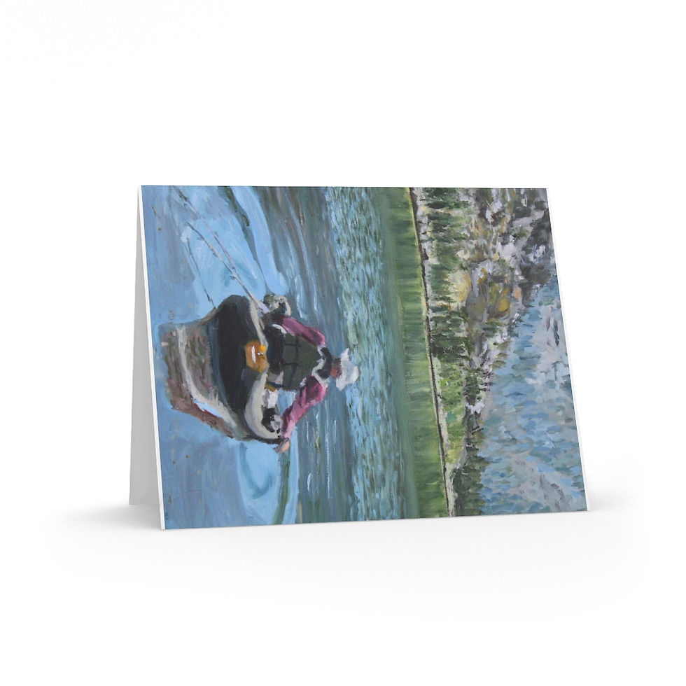 Thumbnail: On Silver Lake - Greeting cards (8, 16, and 24 pcs)