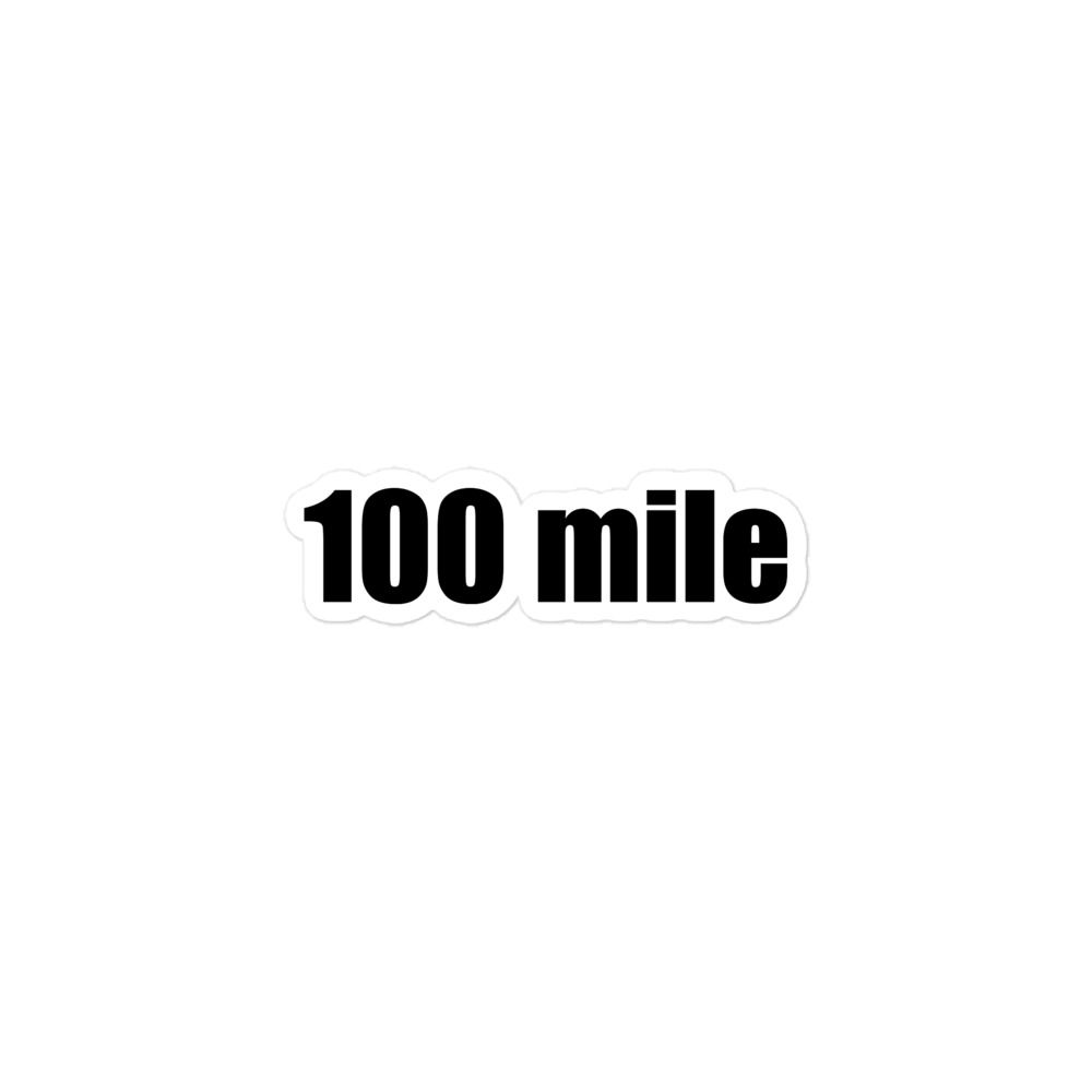 100 Mile Sticker